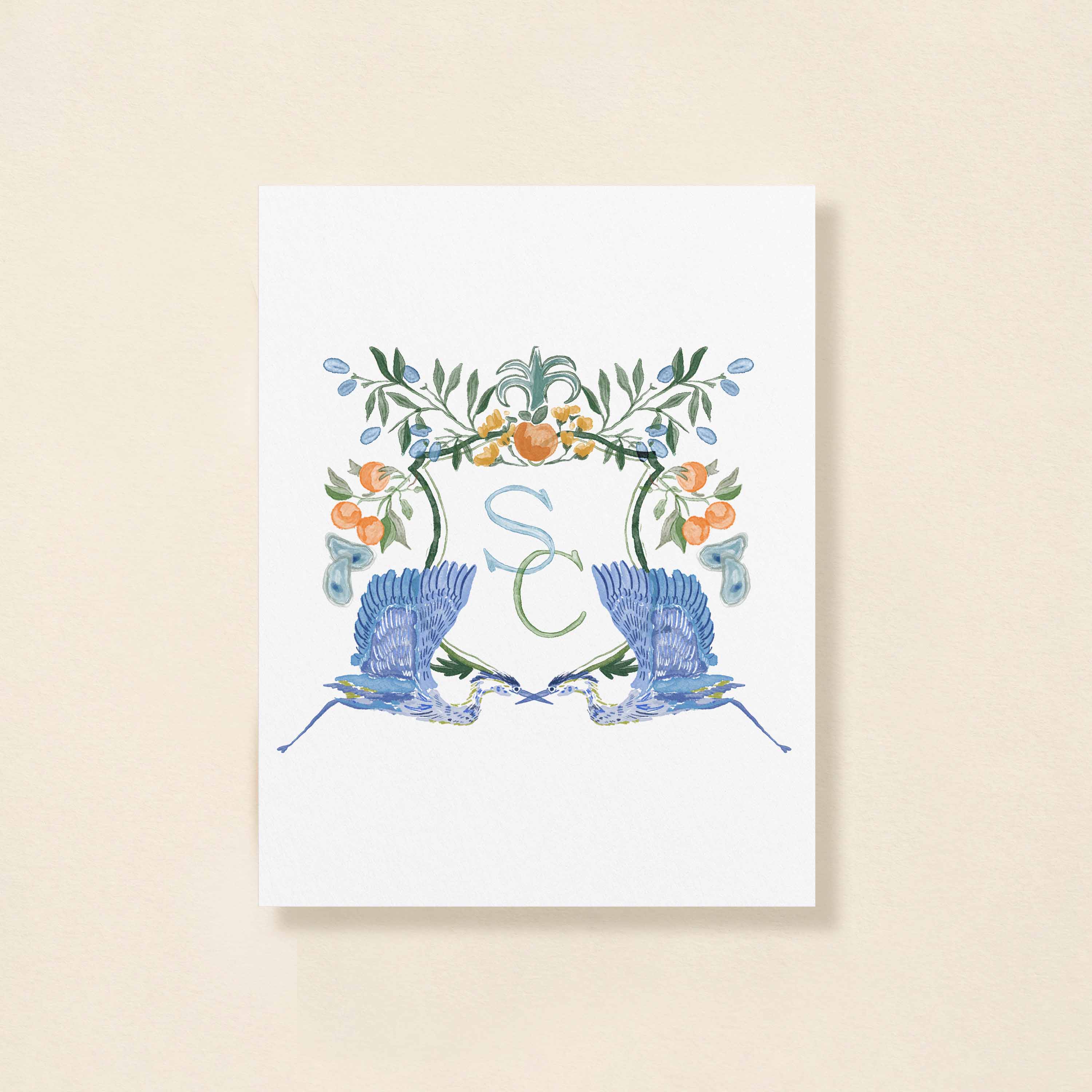 Custom Wedding Crest No.2